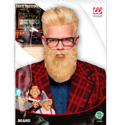 e-carnavalskleding-SYK Blonde baard Kapitein iglo