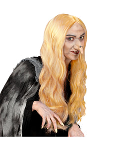 e-carnavalskleding-SYK Blonde heksen pruik Morgana