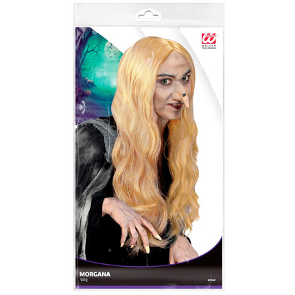 e-carnavalskleding-SYK Blonde heksen pruik Morgana