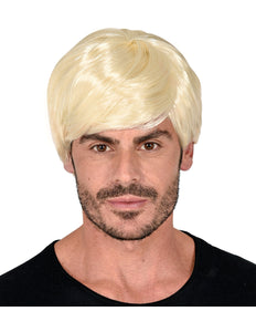 e-carnavalskleding-SYK Blonde karakter pruik heren
