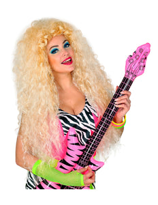 e-carnavalskleding-SYK Blonde krullen pruik disco