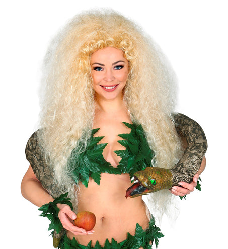 e-carnavalskleding-SYK Blonde krullen pruik disco