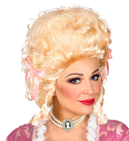 e-carnavalskleding-SYK Blonde pruik Koloniale vrouw