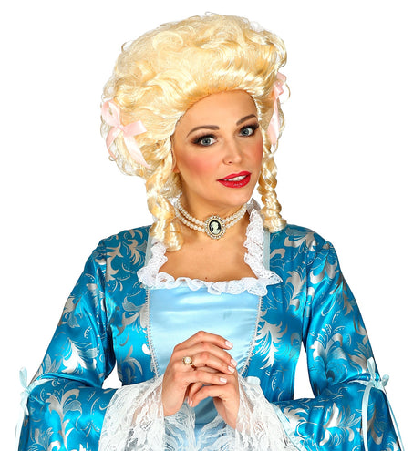 e-carnavalskleding-SYK Blonde pruik Koloniale vrouw