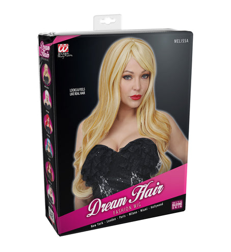 e-carnavalskleding-SYK Blonde pruik lang haar Cosplay Melissa