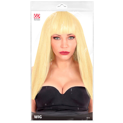e-carnavalskleding-SYK Blonde pruik met pony