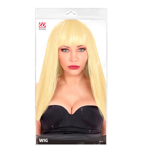 e-carnavalskleding-SYK Blonde pruik met pony