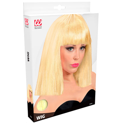 e-carnavalskleding-SYK Blonde showgirl pruik