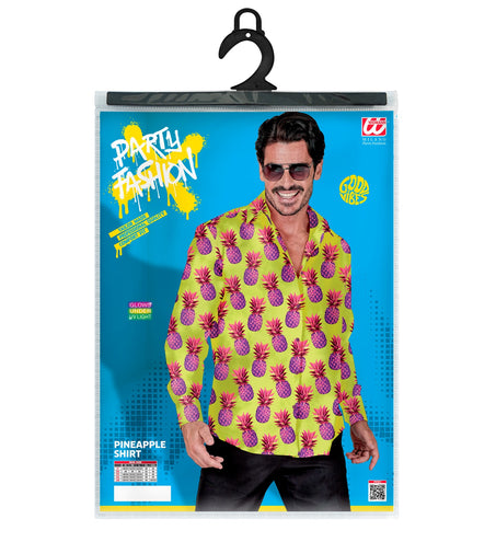 e-carnavalskleding-SYK Blouse neon ananas Ankie