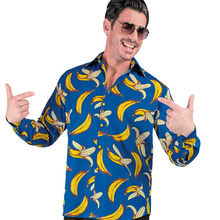 e-carnavalskleding-SYK Blouse neon banaan Bennie