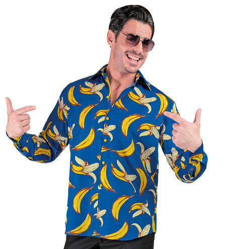 e-carnavalskleding-SYK Blouse neon banaan Bennie