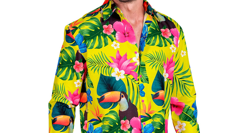 e-carnavalskleding-SYK Blouse neon tropicana Troy