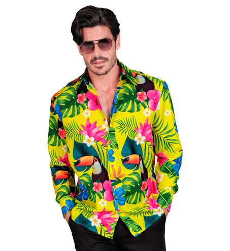e-carnavalskleding-SYK Blouse neon tropicana Troy