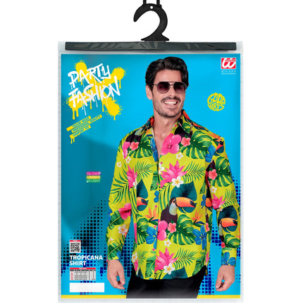 e-carnavalskleding-SYK Blouse neon tropicana Troy