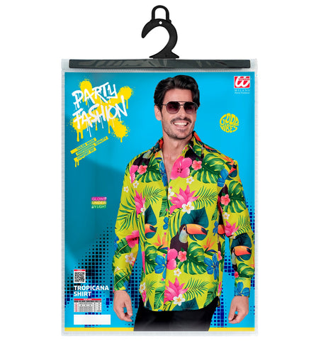 e-carnavalskleding-SYK Blouse neon tropicana Troy