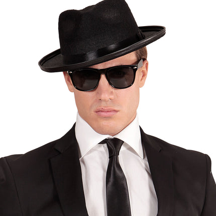 e-carnavalskleding-SYK Blues brother bril zwart karakter