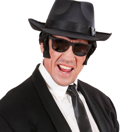 e-carnavalskleding-SYK Blues brother bril zwart karakter