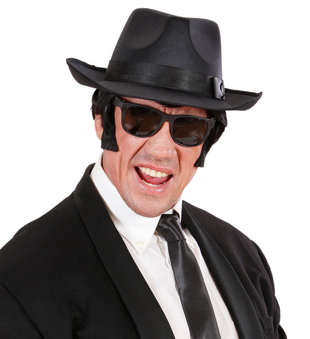 e-carnavalskleding-SYK Blues brother bril zwart karakter