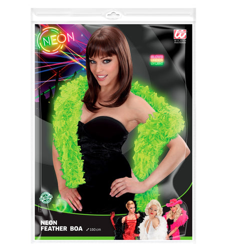 e-carnavalskleding-SYK Boa 180Cm, Neon Groen