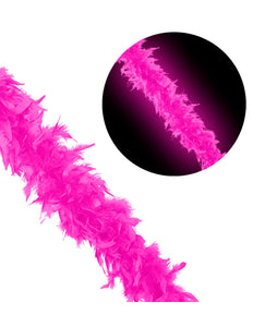 e-carnavalskleding-SYK Boa 180Cm, Neon Roze