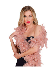 e-carnavalskleding-SYK Boa Esther antiek roze 180cm