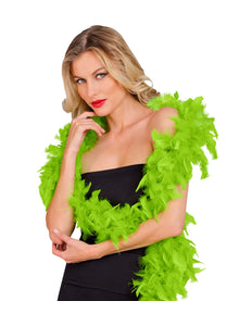 e-carnavalskleding-SYK Boa Esther lime groen 180cm