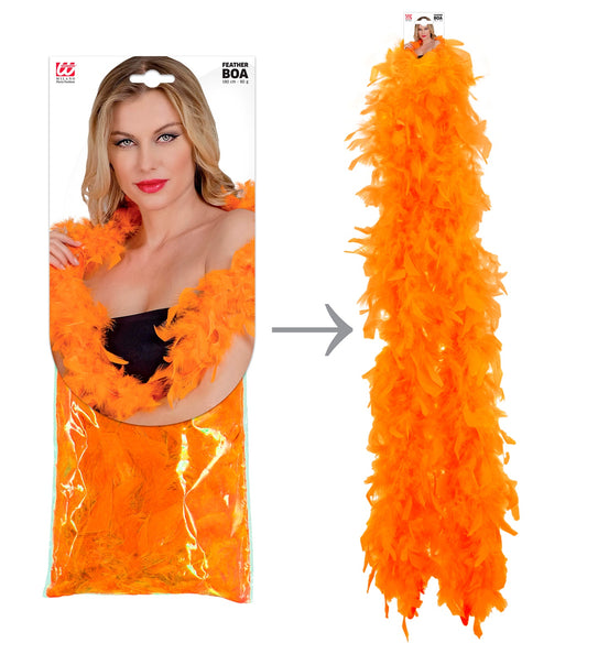 e-carnavalskleding-SYK Boa Esther oranje 180cm