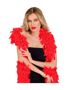 e-carnavalskleding-SYK Boa Esther rood 180cm