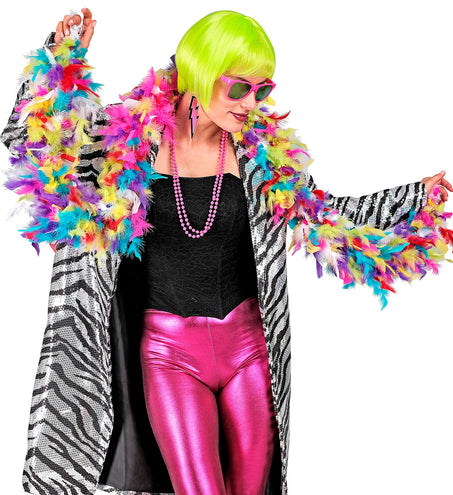 e-carnavalskleding-SYK Boa Joyce multikleur 180cm