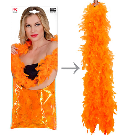 e-carnavalskleding-SYK boa oranje 180cm