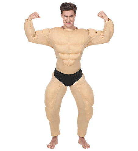 e-carnavalskleding-SYK Bodybuilder pak Arnold gespierd