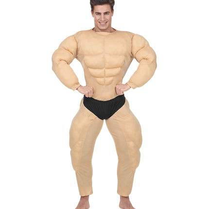 e-carnavalskleding-SYK Bodybuilder pak Arnold gespierd