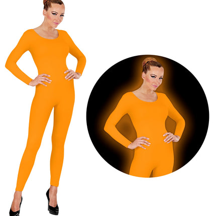 e-carnavalskleding-SYK Bodysuit neon oranje