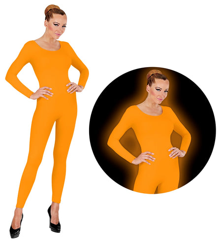 e-carnavalskleding-SYK Bodysuit neon oranje