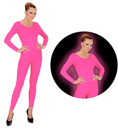 e-carnavalskleding-SYK Bodysuit neon roze