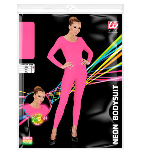 e-carnavalskleding-SYK Bodysuit neon roze