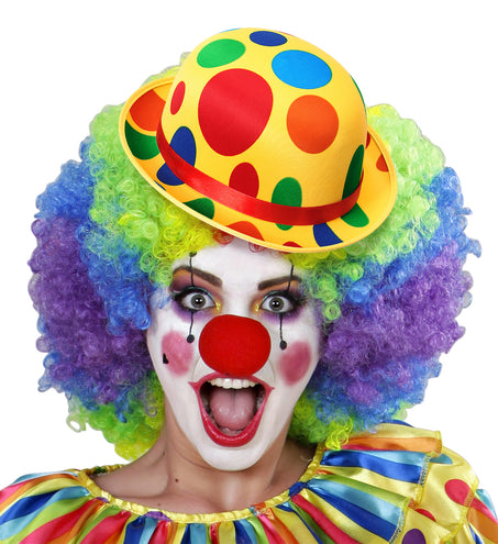 e-carnavalskleding-SYK Bolhoed clown Billy met noppen