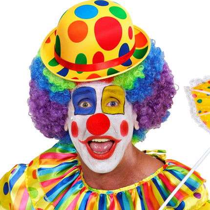 e-carnavalskleding-SYK Bolhoed clown Billy met noppen