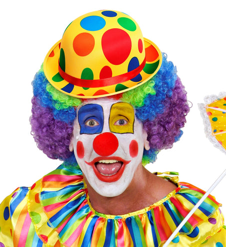 e-carnavalskleding-SYK Bolhoed clown Billy met noppen