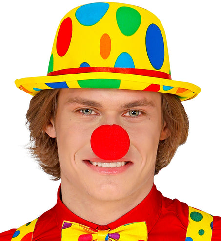 e-carnavalskleding-SYK Bolhoed clown Billy met noppen