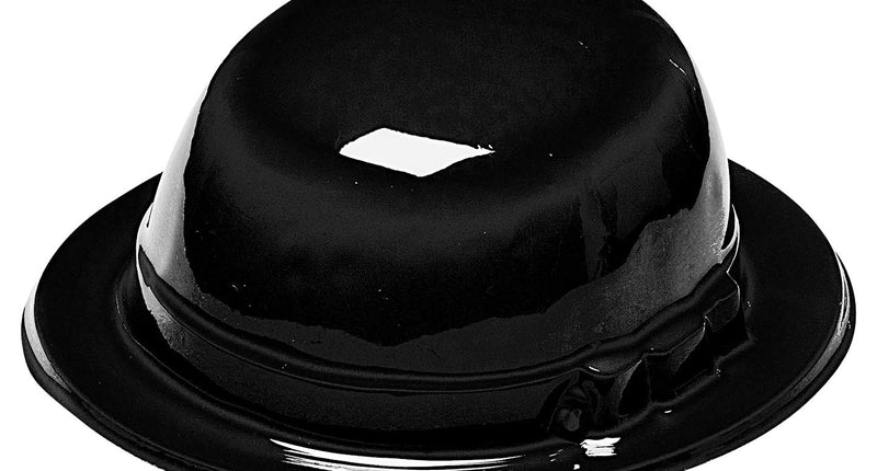e-carnavalskleding-SYK Bolhoed zwart plastic