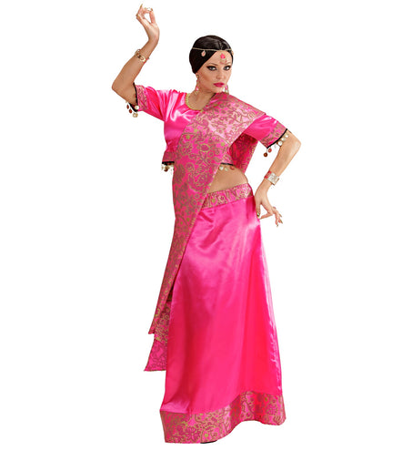 e-carnavalskleding-SYK Bollywood pak dames Indische vrouw