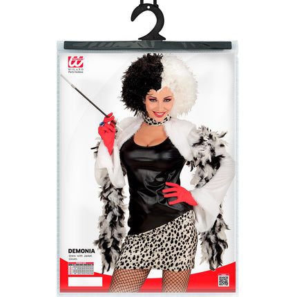 e-carnavalskleding-SYK Boosaardige Minnares black and white