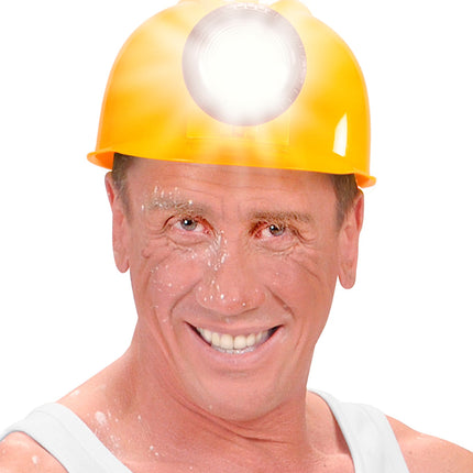 e-carnavalskleding-SYK Bouwhelm bob de bouwer met lamp
