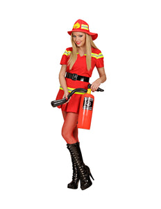 e-carnavalskleding-SYK Brandweer kostuum dames Fire