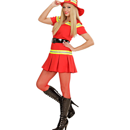 e-carnavalskleding-SYK Brandweer kostuum dames Fire