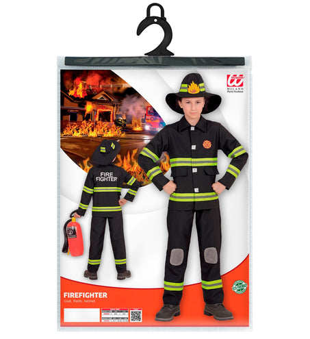 e-carnavalskleding-SYK Brandweer pak Fire kind