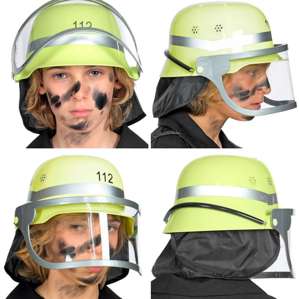 e-carnavalskleding-SYK Brandweerhelm kind duits
