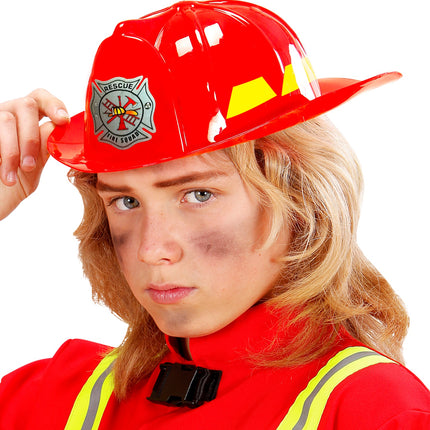 e-carnavalskleding-SYK Brandweerhelm kind van hard plastic