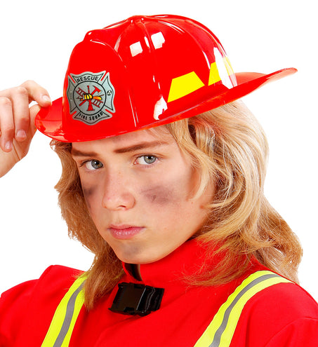 e-carnavalskleding-SYK Brandweerhelm kind van hard plastic